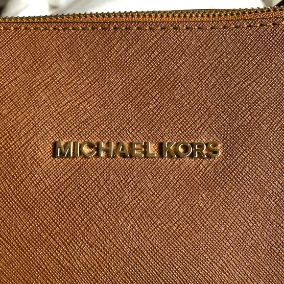 Brown Michael Kors Jet Set Tote Shoulder Bag - Picture 7 of 9